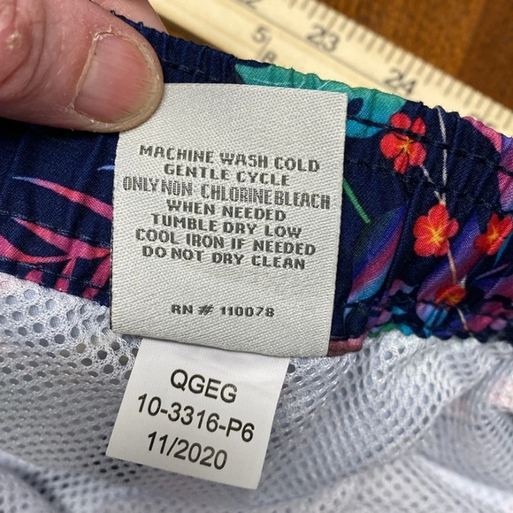 US Polo Assn Men’s Swim Trunks Size Large Side Pockets - Picture 7 of 10